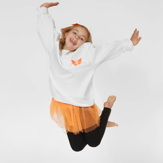 Youth White Pullover